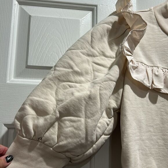 Sea New York Ivory Avant-Garde Sweatshirt, Size XS - Picture 3 of 8